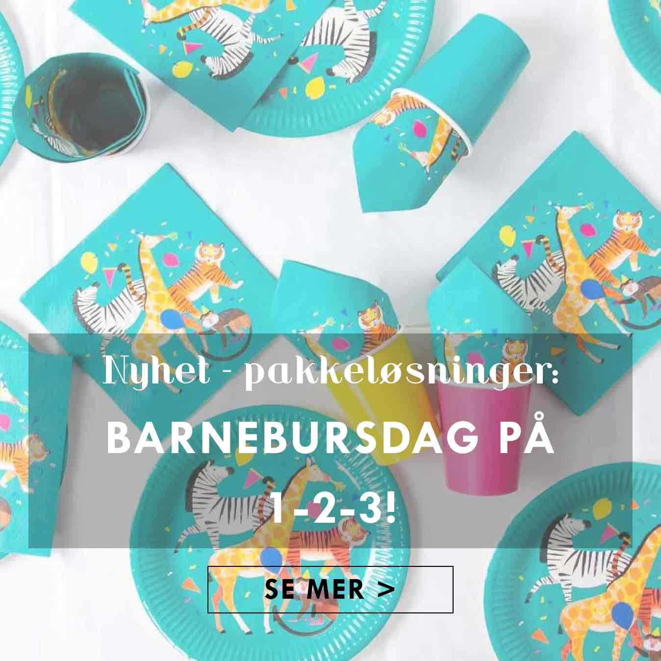 Barnebursdag i en fei med flotte pakkeløsninger