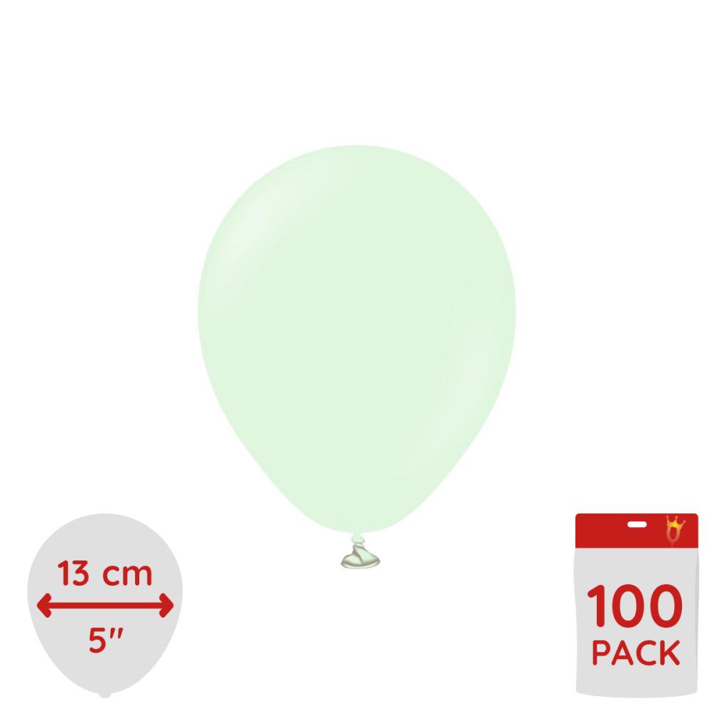 Kalisan Macaron Pale Green 12 cm 100 stk