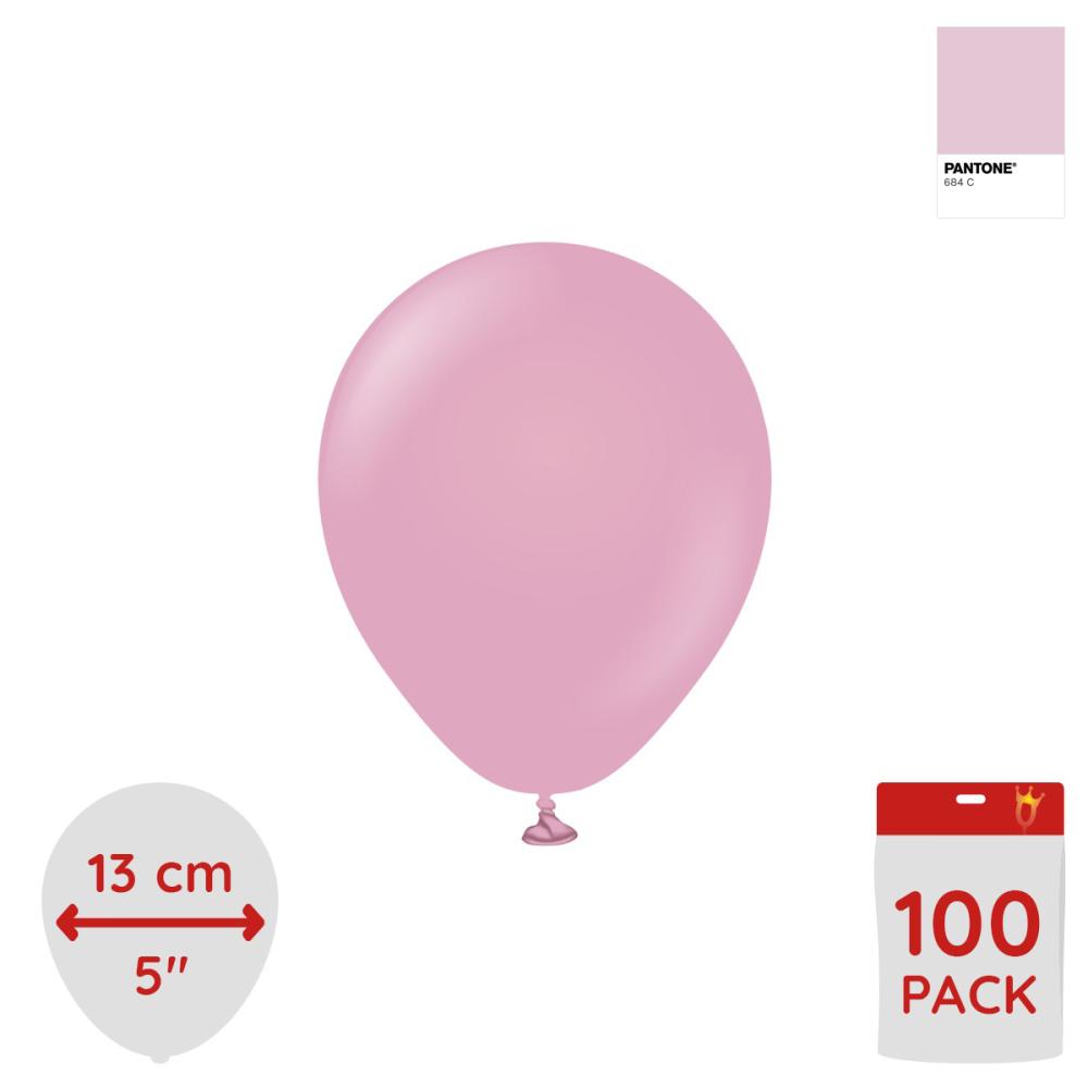 Kalisan Retro Dusty Rose 12 cm 100 stk