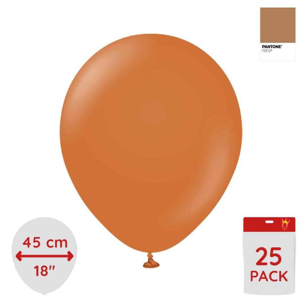 Kalisan Caramel Brown 45 cm 25 stk