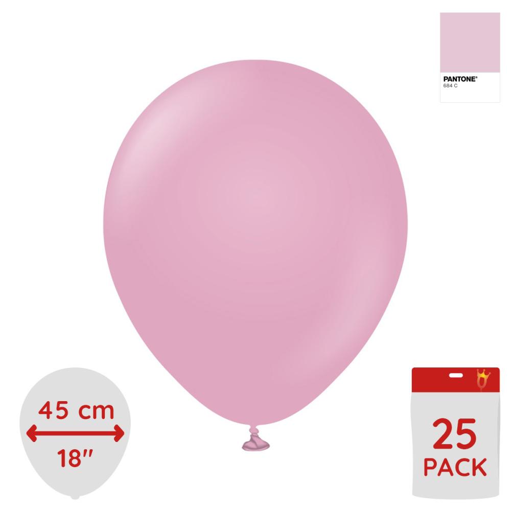 Kalisan Retro Dusty Rose 45 cm 25 stk