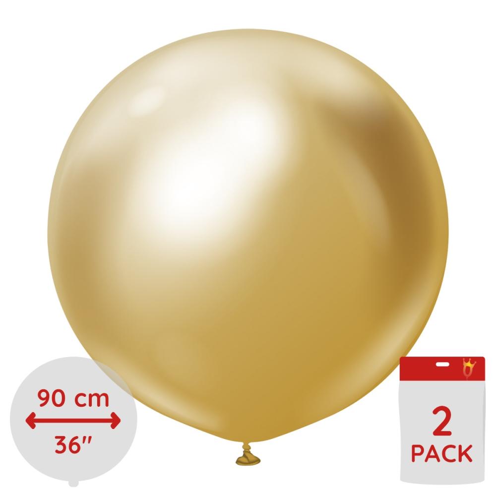 Kalisan Mirror Gold 90 cm 2 stk