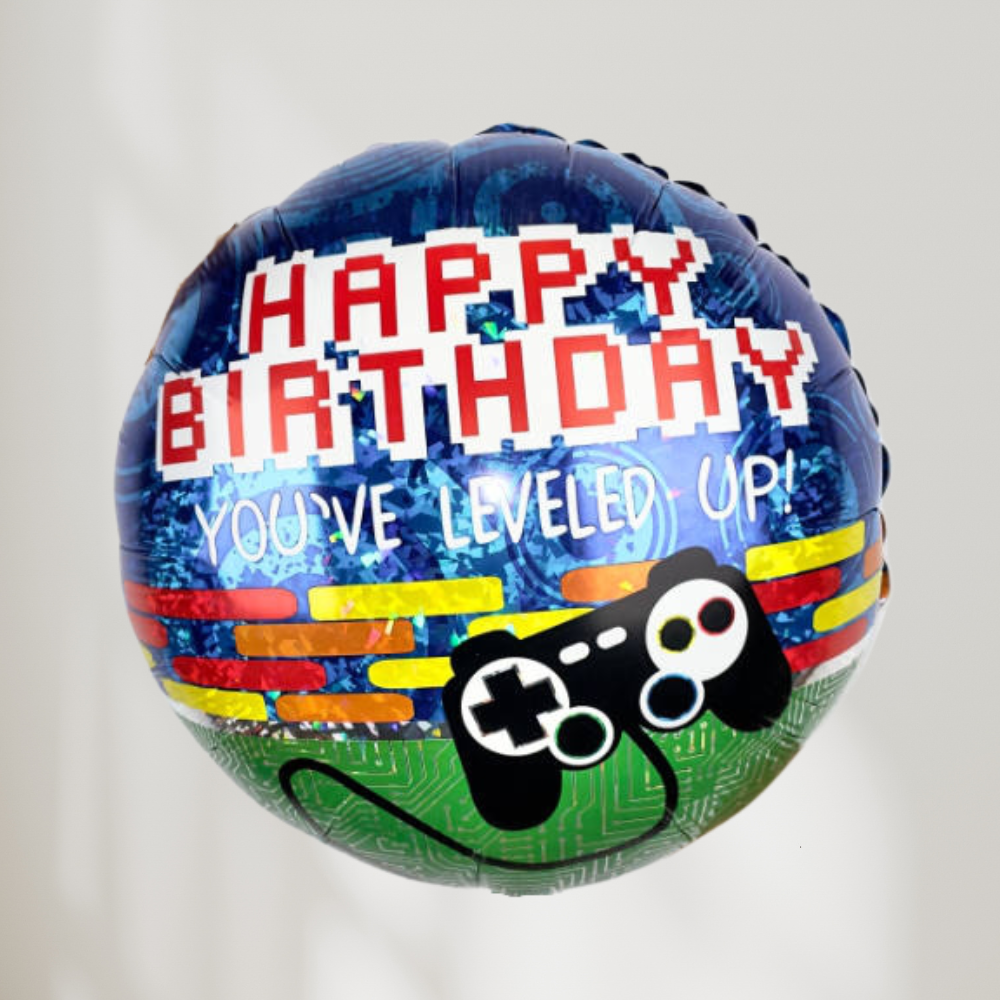 Gaming Level Up Folieballong