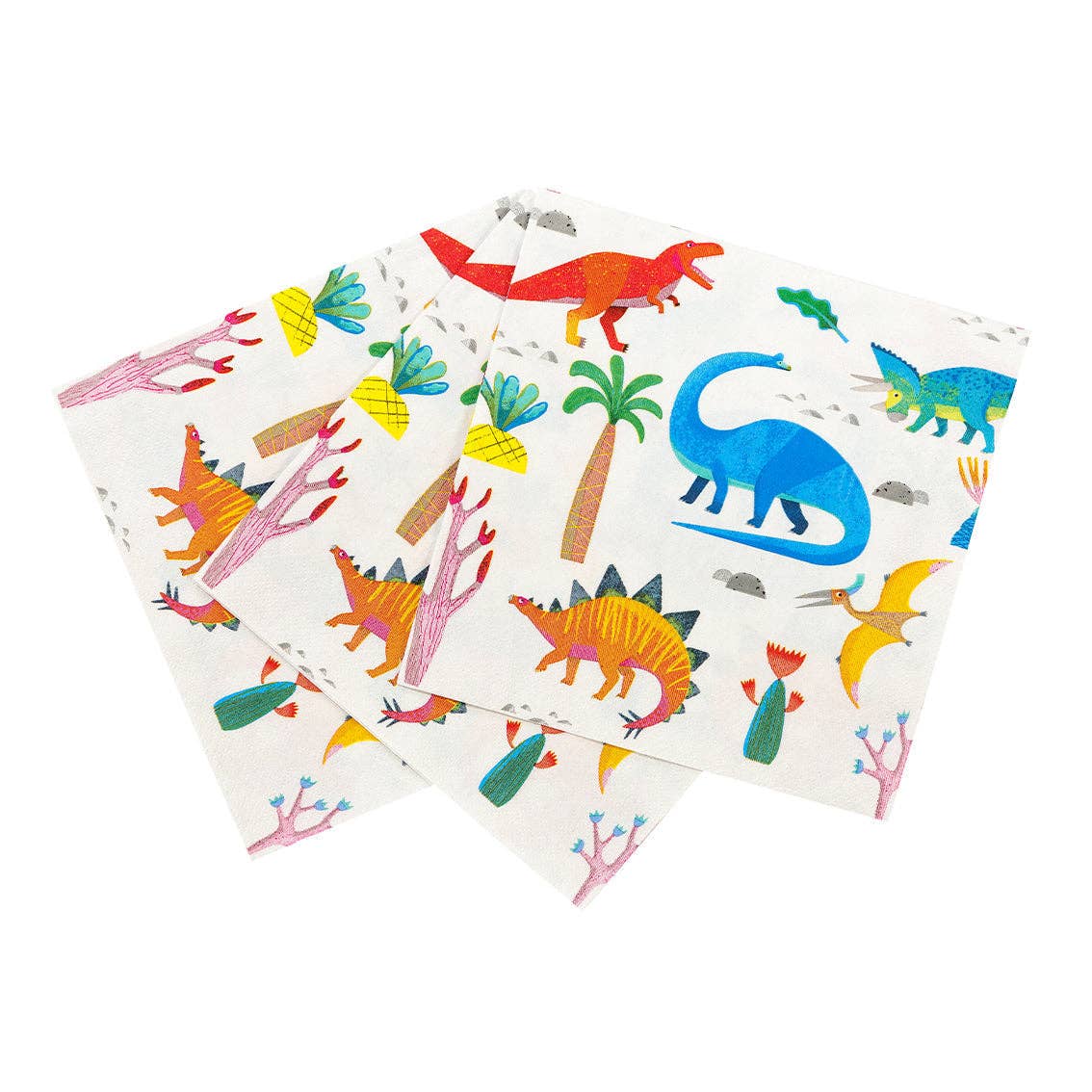 Dino Party servietter med dinosaurer til barnebursdag – bilde 5