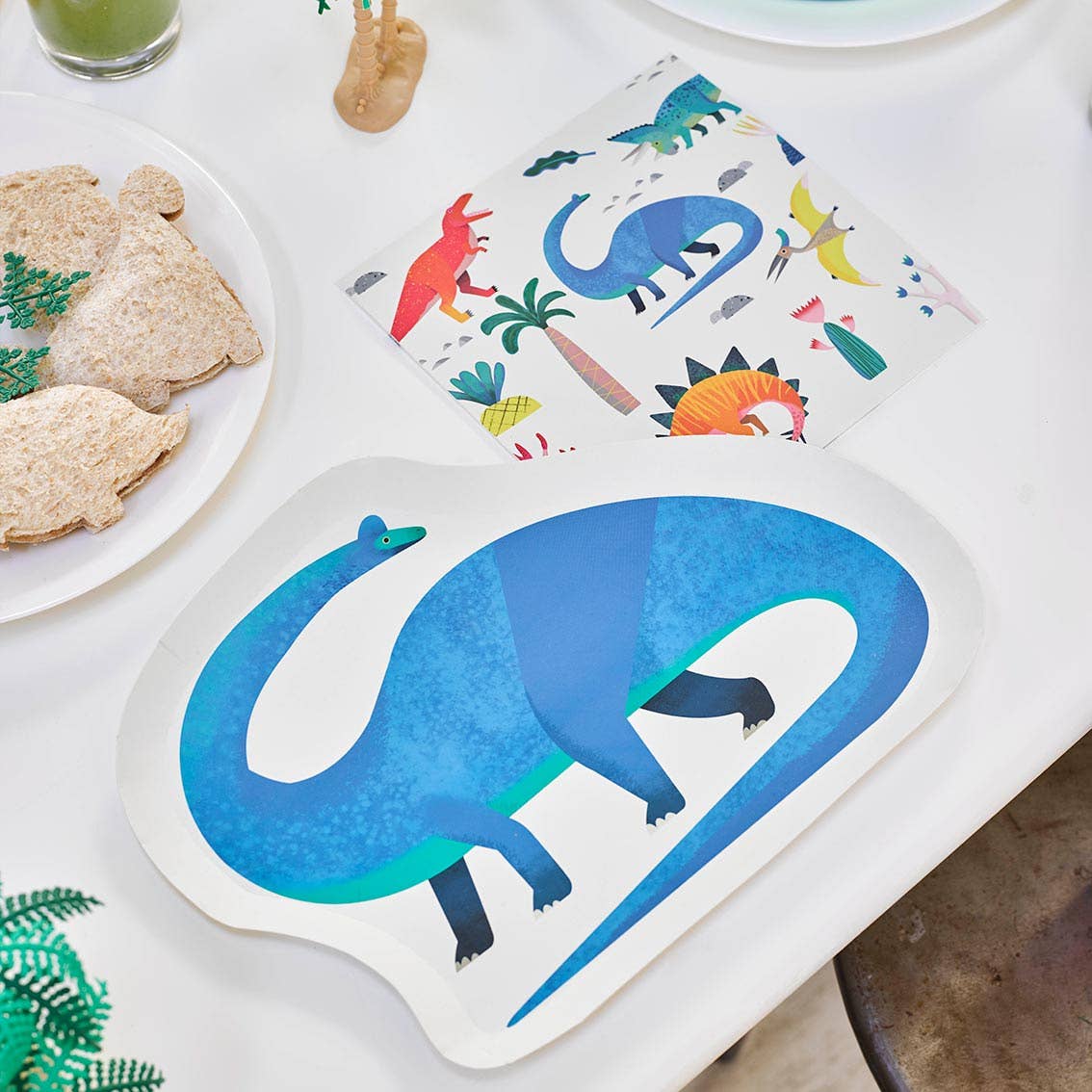 Dino Party servietter med dinosaurer til barnebursdag – bilde 6
