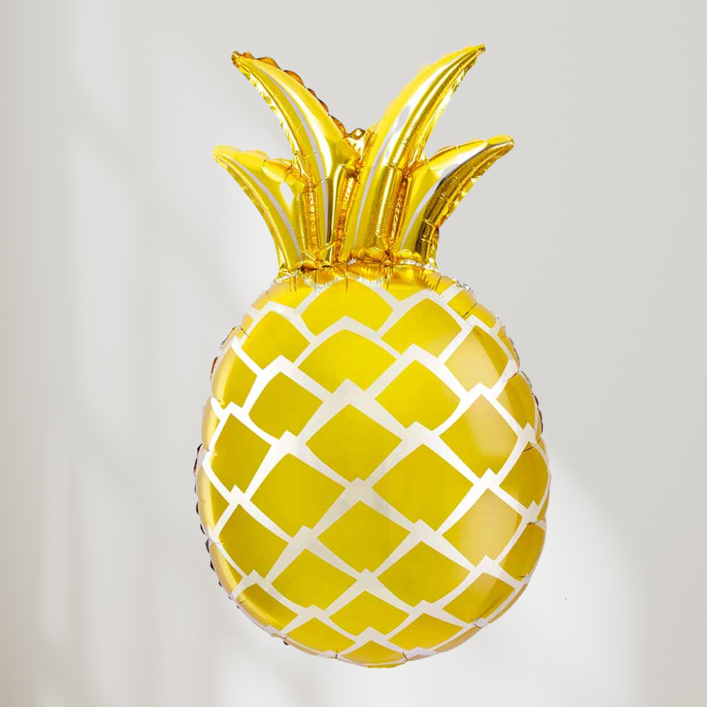 Ananas Gull Folieballong