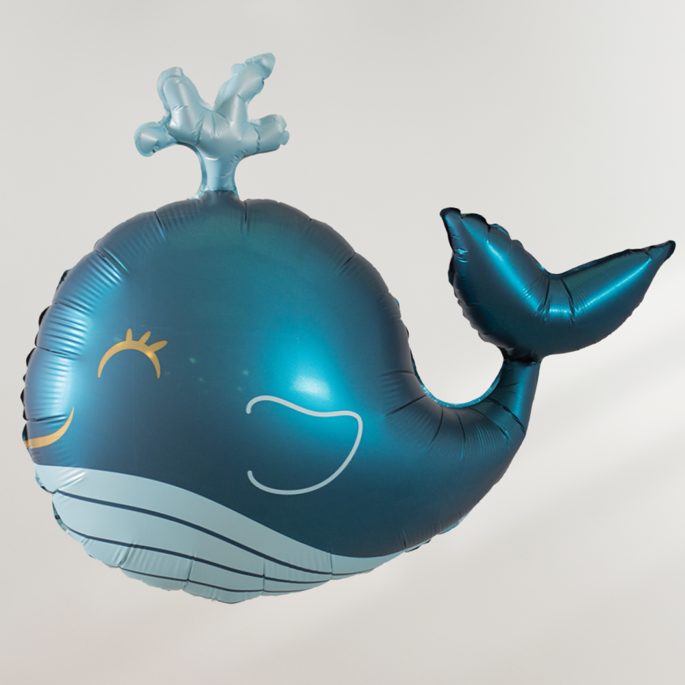 Blåhval Folieballong