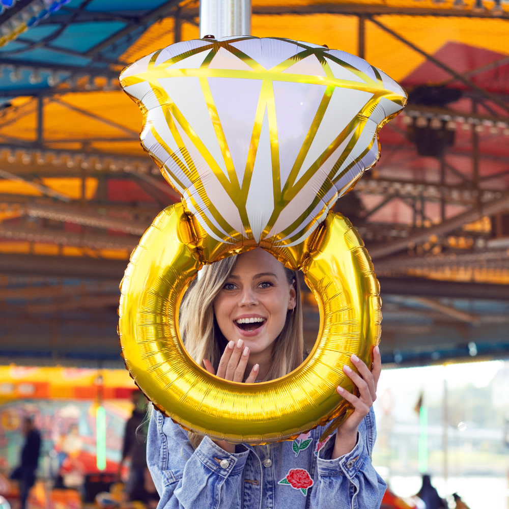 Diamantring Folieballong