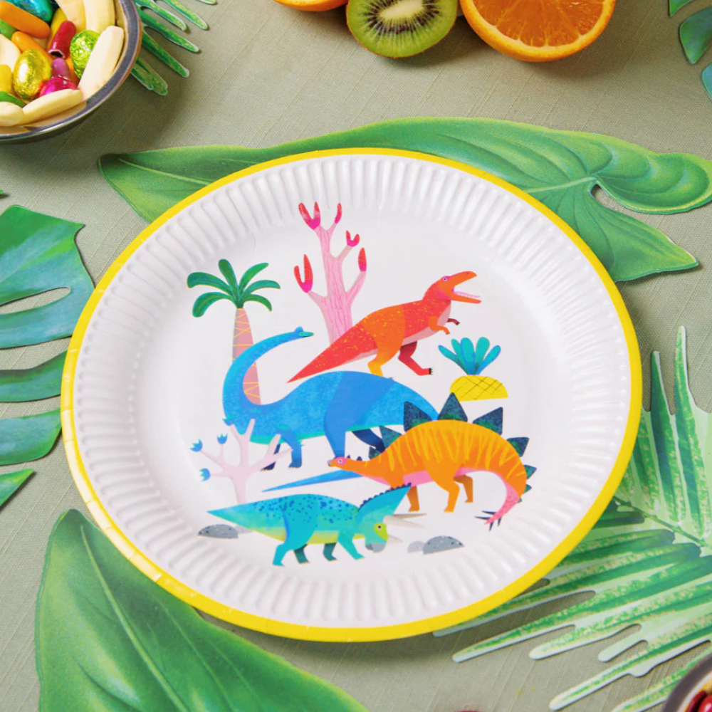 Dino Party Tallerken 8 stk.