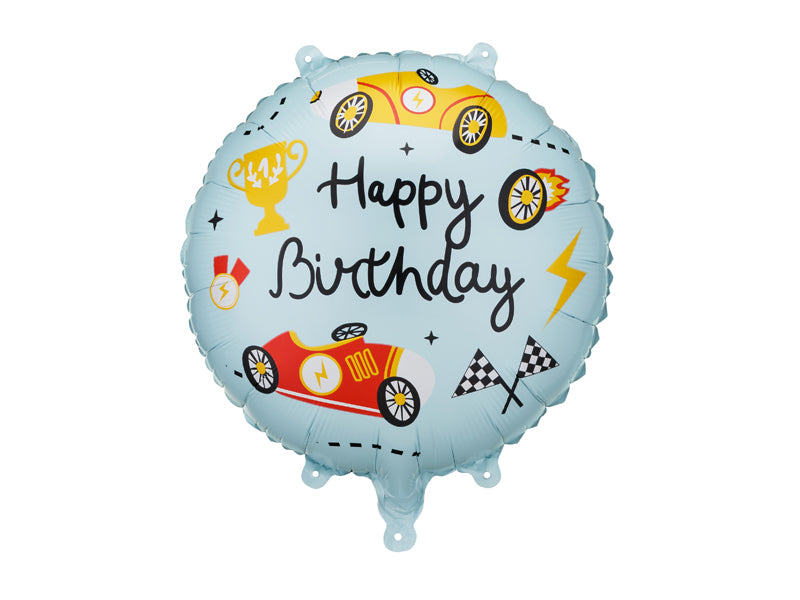 Happy Birthday Rund Folieballong 35 cm