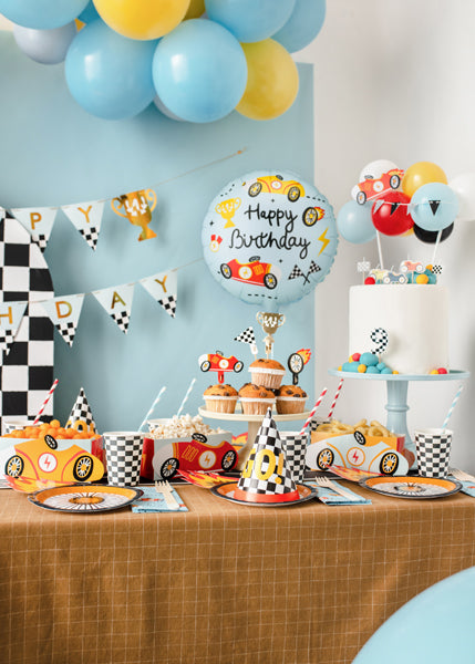 Happy Birthday Rund Folieballong 35 cm - bilde 3