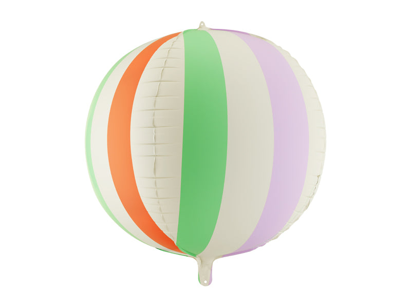 Stripete Ball Folieballong 75 cm