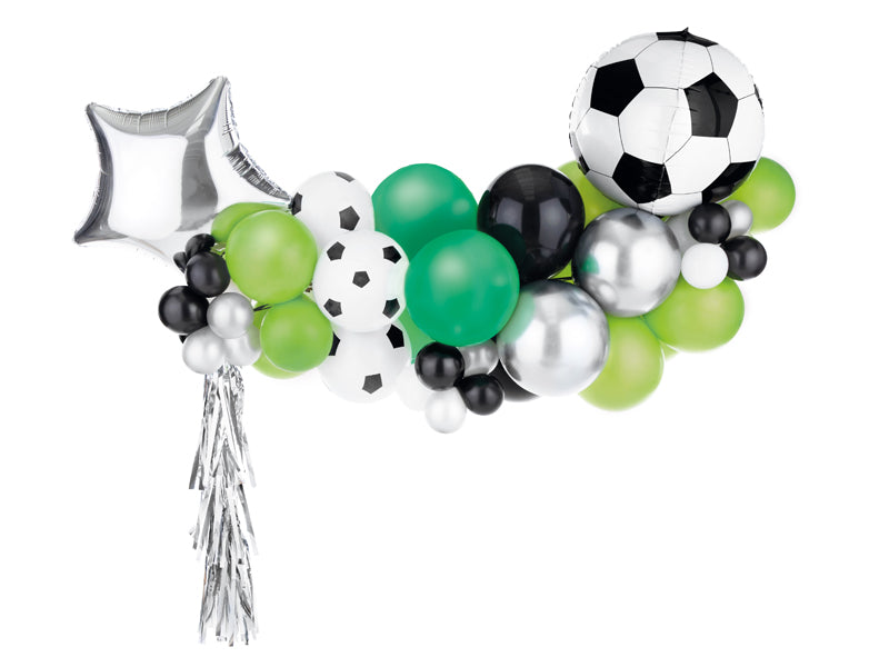 Ballonggirland Fotball – gjør-det-selv ballongbue 150 cm