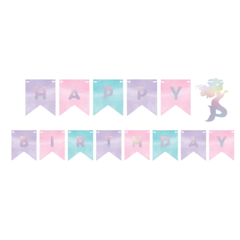 Havfrue Drøm Banner 1.5 m.