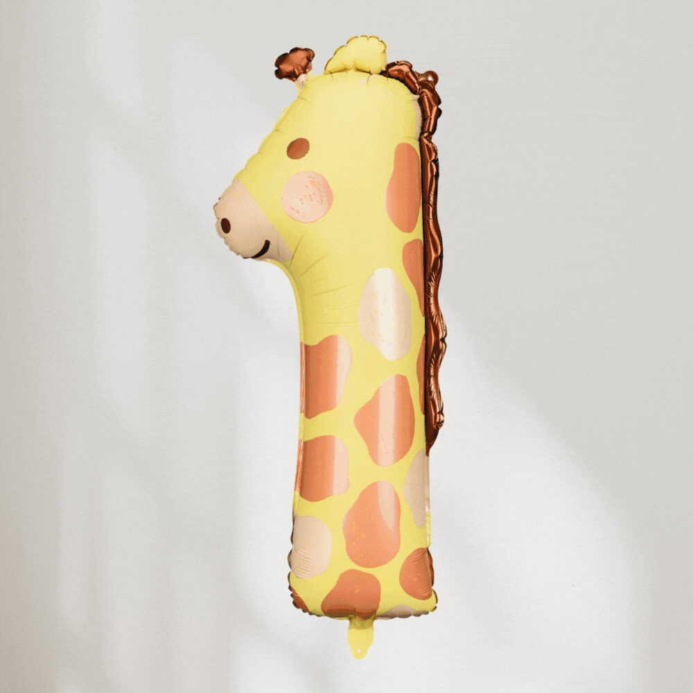 Jungeldyr Tallballong - Velg ditt tall