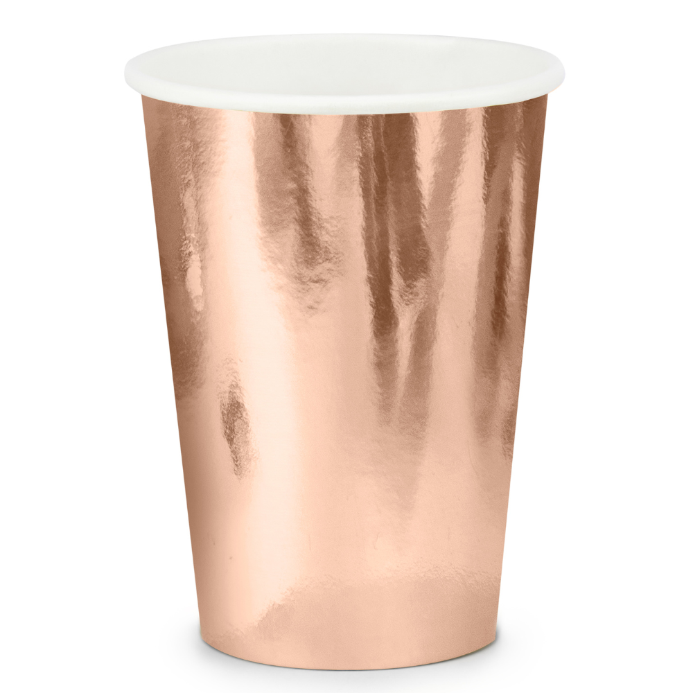 Kopper Rosegull 6 stk.