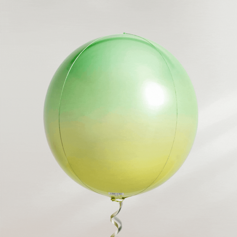 Globe Ballong Lime Grønn - folieballong fra Anagram