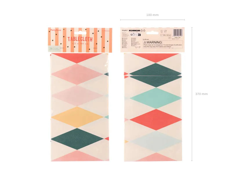 Papirduk Diamanter - 180x120 cm – bilde 3
