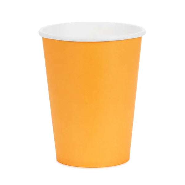 Papirkopp Oransje 250 ml - 6 stk