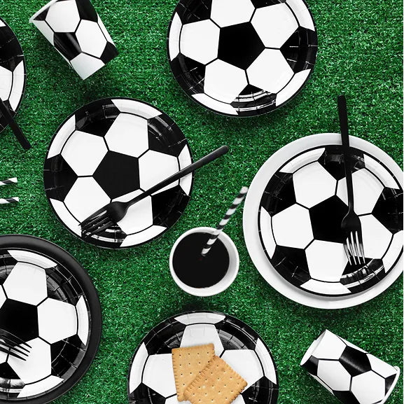 Papirkopper Fotball 260 ml - 6 stk