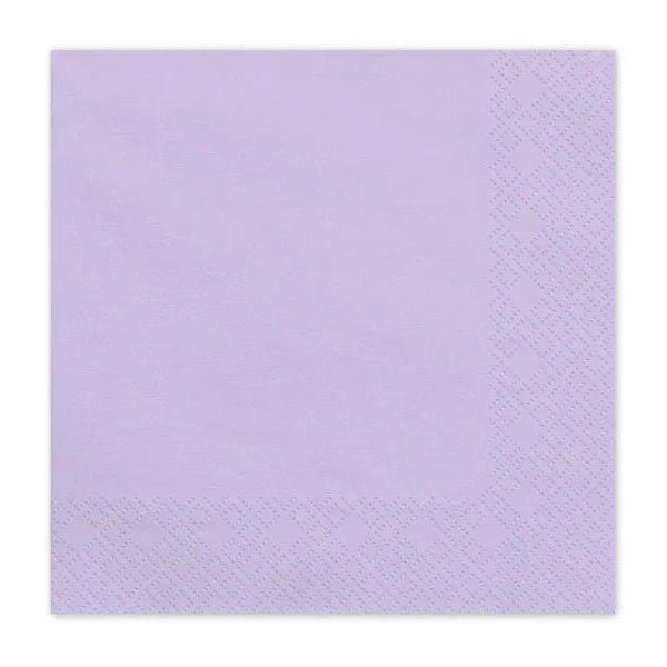 Papirservietter Lavendel 33x33 cm - 20 stk