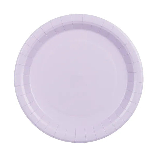 Papirtallerkener Lavendel 23 cm - 6 stk