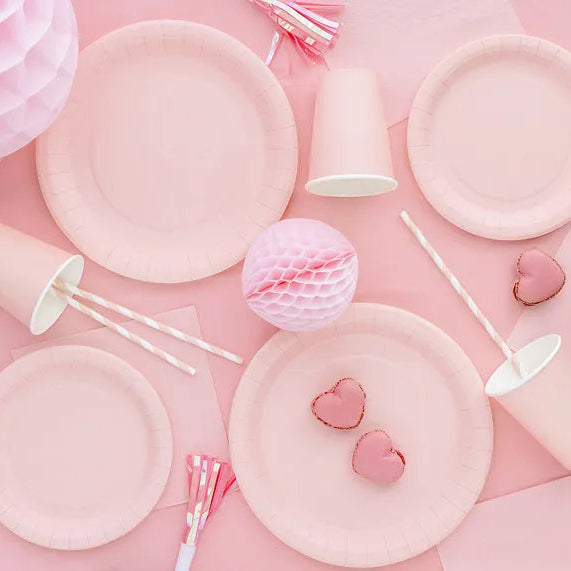 Papirservietter Lys Rosa 33x33 cm - 20 stk