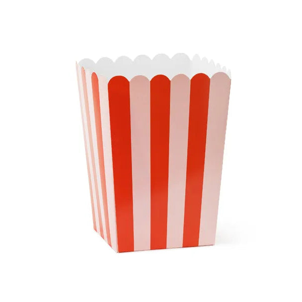 Popcornbokser 11x11x15,5 cm - 6 stk