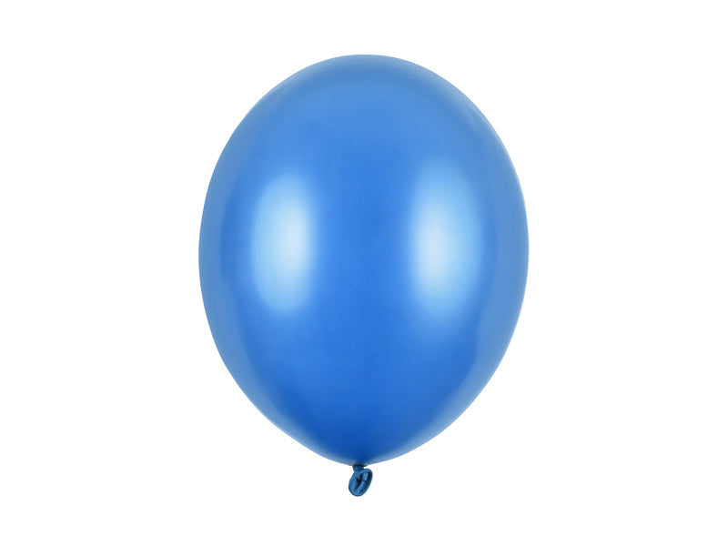Lateksballonger Kornblå Metallic