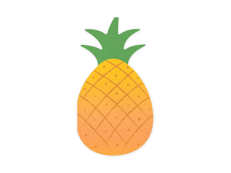Ananas Servietter - 20 stk