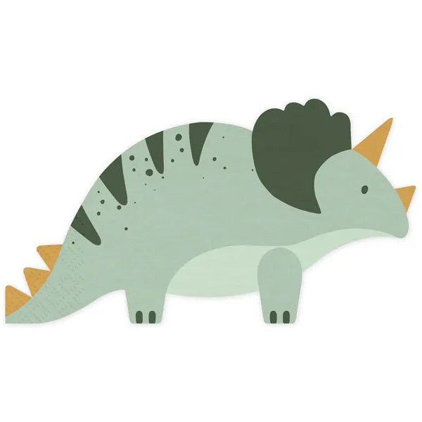 Servietter Dinosaur 18 x 10 cm - 12 stk