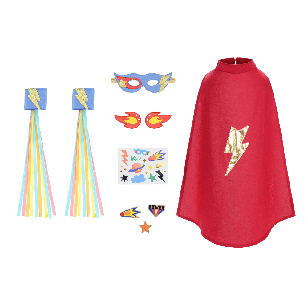 Superheltkostyme i Koffert