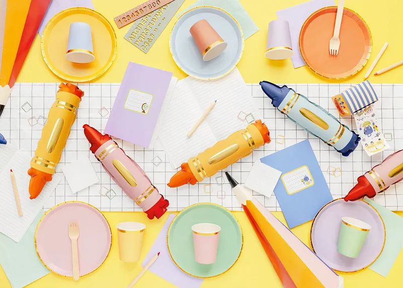 Tallerkner Fargemiks 21 cm - 6 stk