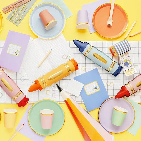 Tallerkner Fargemiks 21 cm - 6 stk