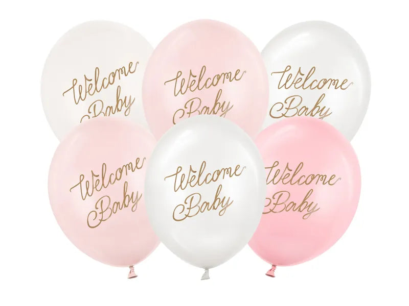 Welcome Baby Ballonger - Rosa