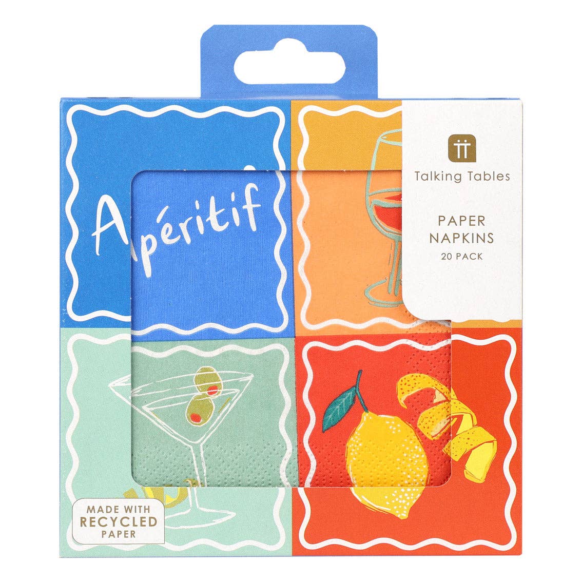 Cocktailservietter Aperitif fra Bon Appetit 20 stk. til hagefest