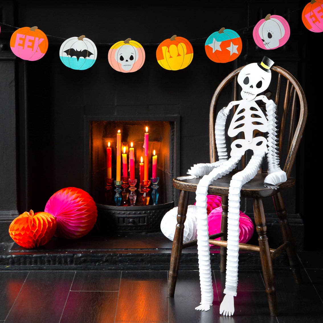 Hengende dekorasjon Skjeletter Halloween – produktbilde