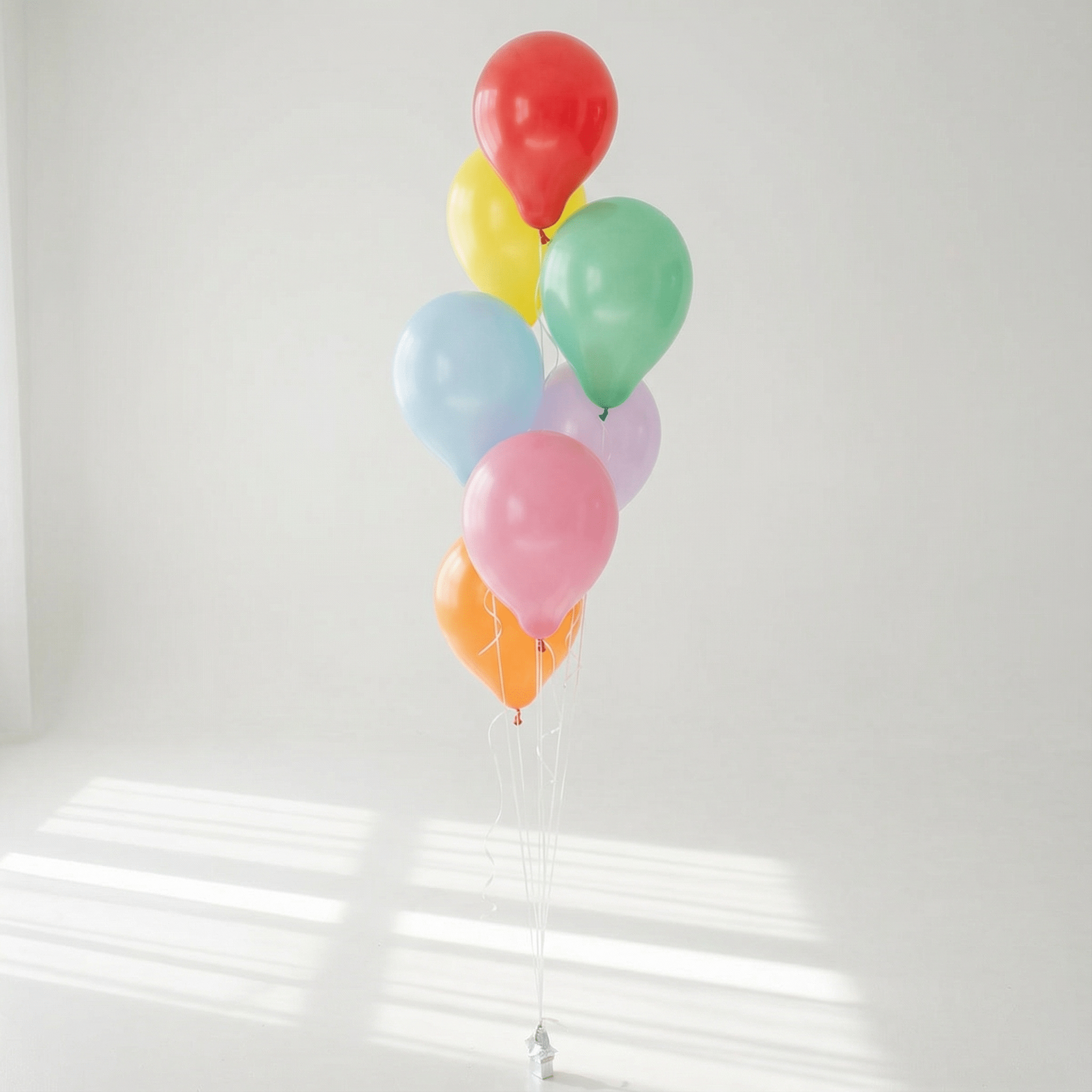 Ballongbukett Klassisk Fargemix - folieballong fra Ballongkungen