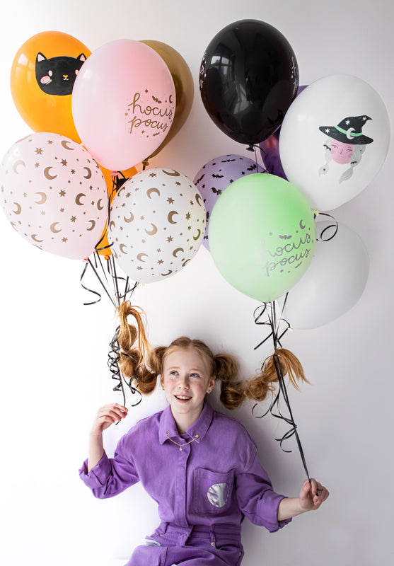 Ballonger Hocus Pocus 30 cm - 6 stk – bilde 2