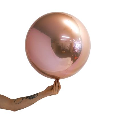 Orbz folieballong rosa rosegull 51 cm
