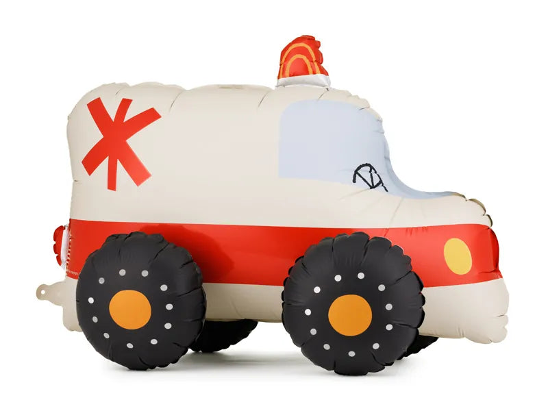 Stående Ambulanse Folieballong 68x48 cm