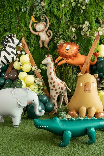 Stående Elefant Folieballong 91x61 cm