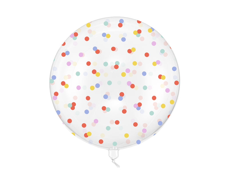 Bobleballong med Prikker 60 cm