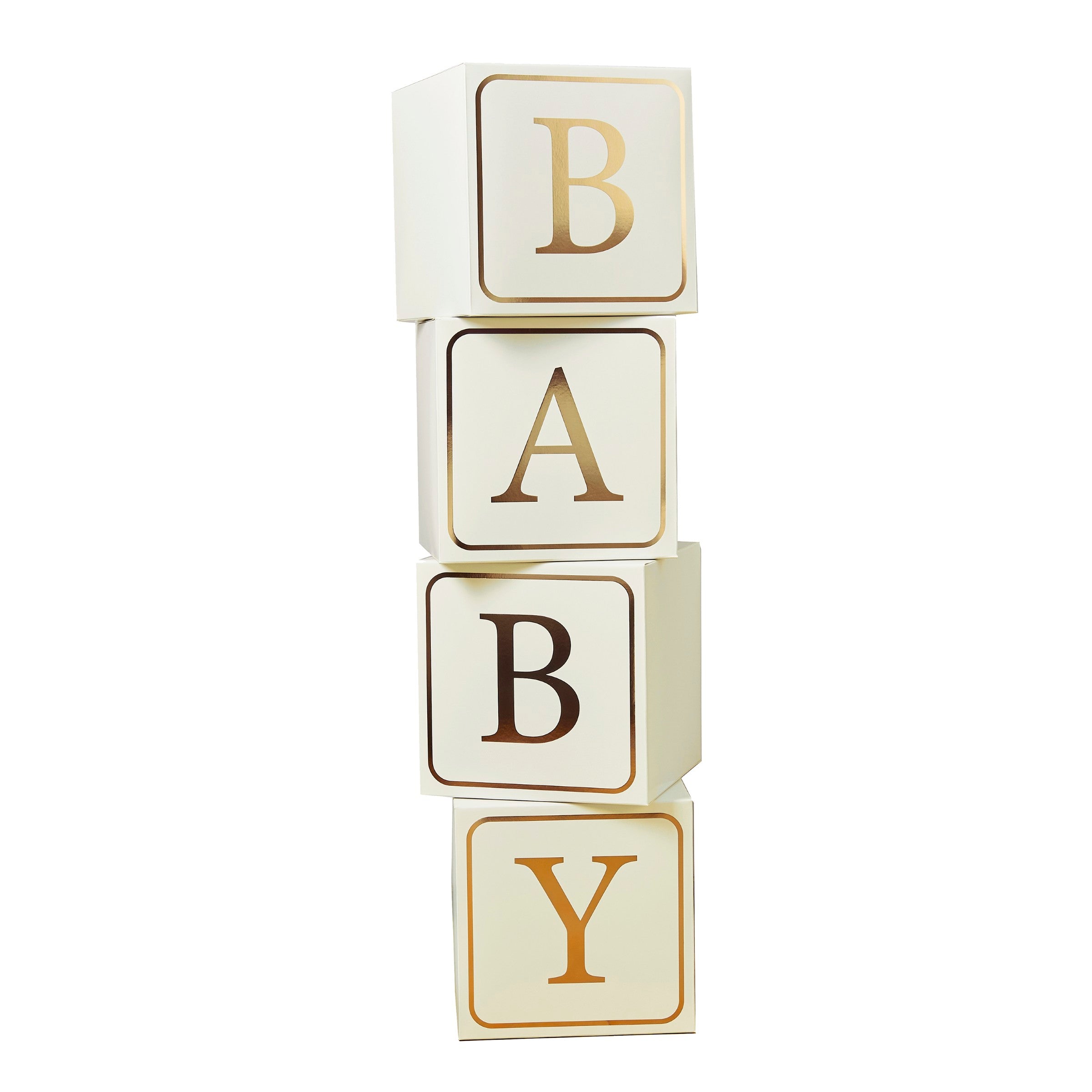 Borddekorasjon Baby Gull til baby shower fra Festkompaniet