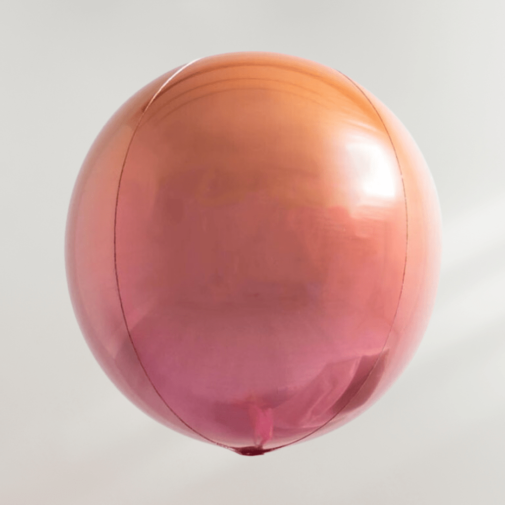 Globe Ballong Appelsin - folieballong fra Anagram