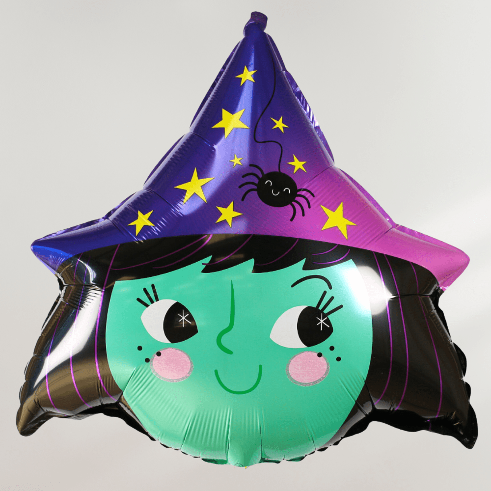 Halloween Hekse Ballong - folieballong fra Anagram