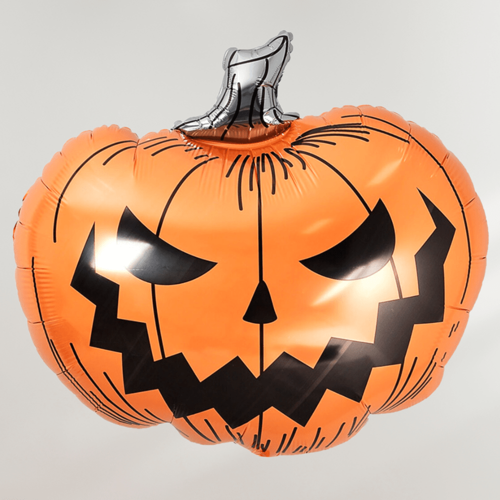 Halloween Skummelt Gresskar Ballong - folieballong fra Anagram