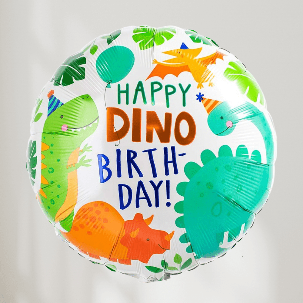 Happy Dino Birthday Ballong - folieballong fra Anagram