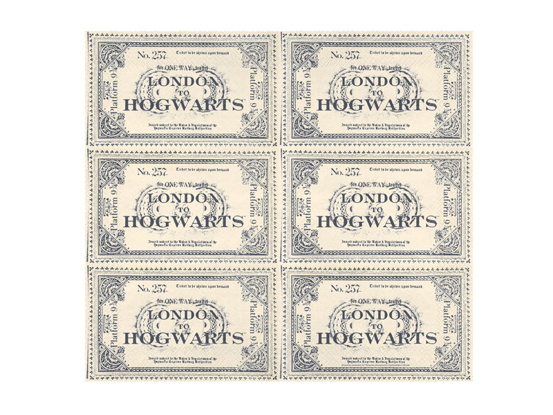 Harry Potter Servietter Togbillett London–Galtvort - 20 stk – bilde 2