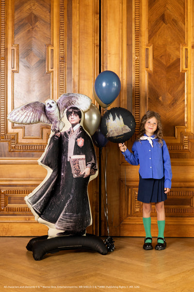 Harry Potter Stående Folieballong med Hedwig 90x145 cm – bilde 2